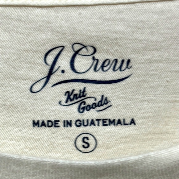 J.Crew Womens Graphic Tee White Size Small - Picture 5 of 9